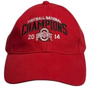 NWT Ohio State Buckeyes 2014 College Football Playoff Champions Red Hat